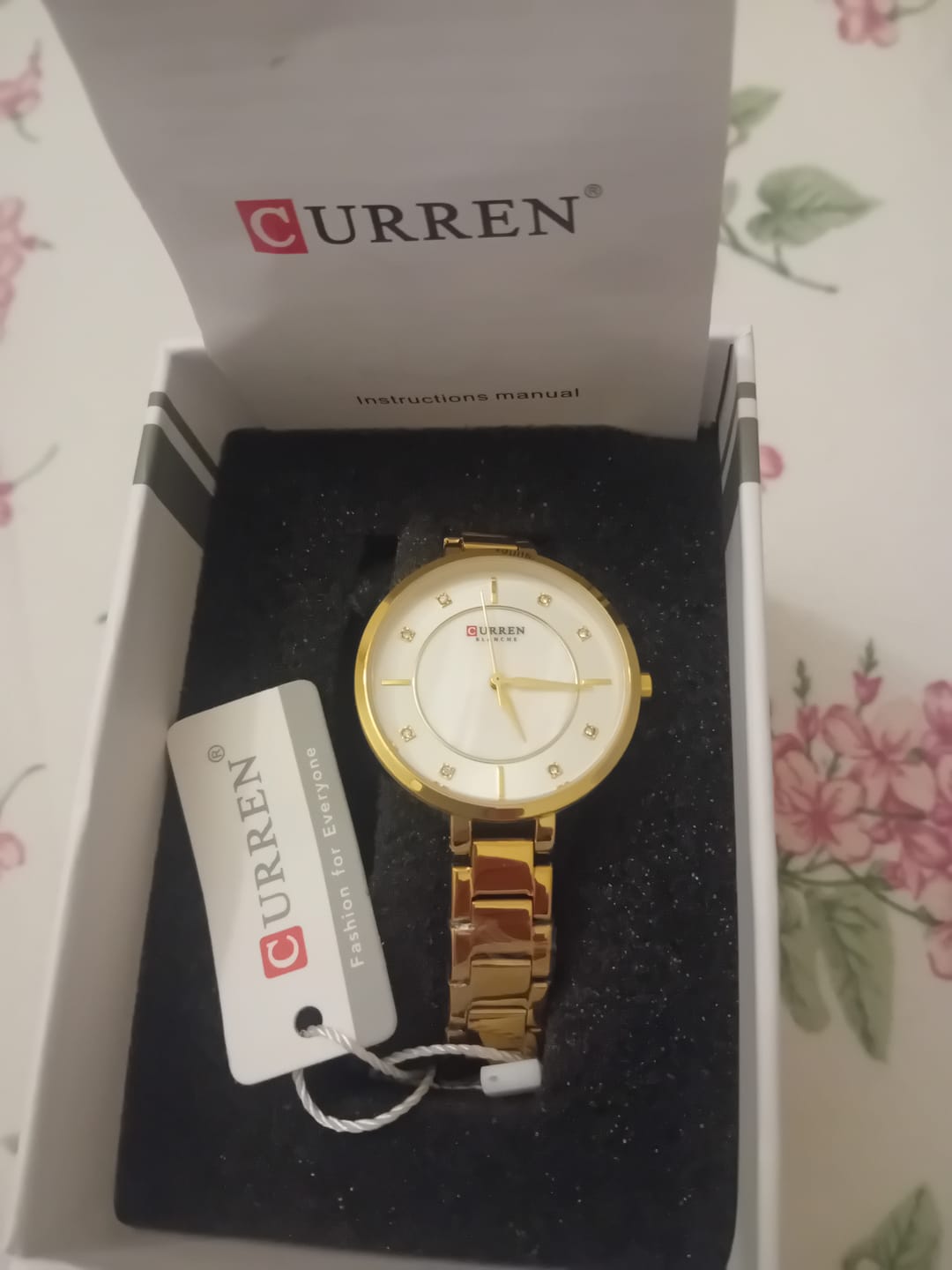 Customer photo review of Curren Tulipano® orologio donna acciaio