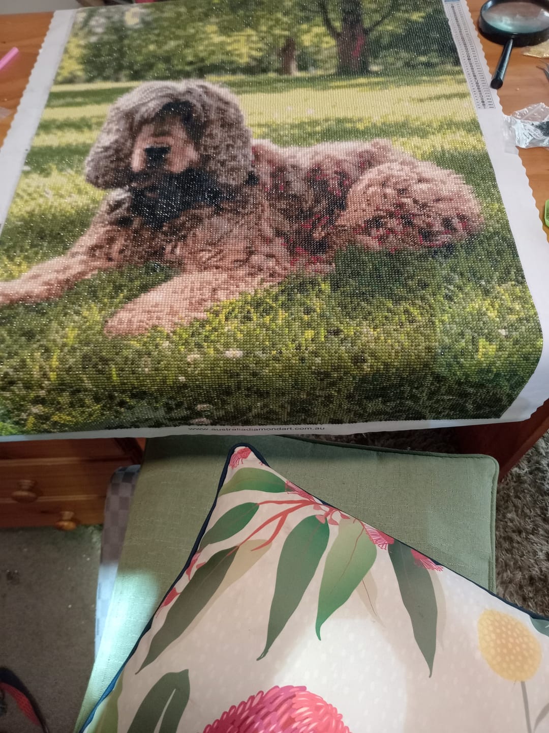 Customer photo review of Custom Diamond Painting