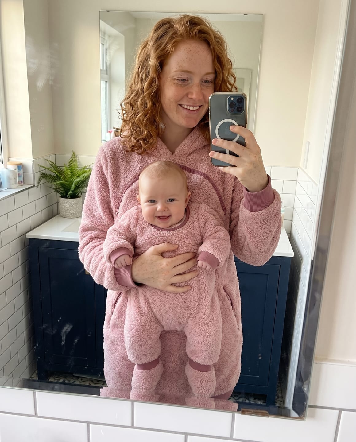 Customer photo review of Pouchie™ – Baby Carrier Hoodie