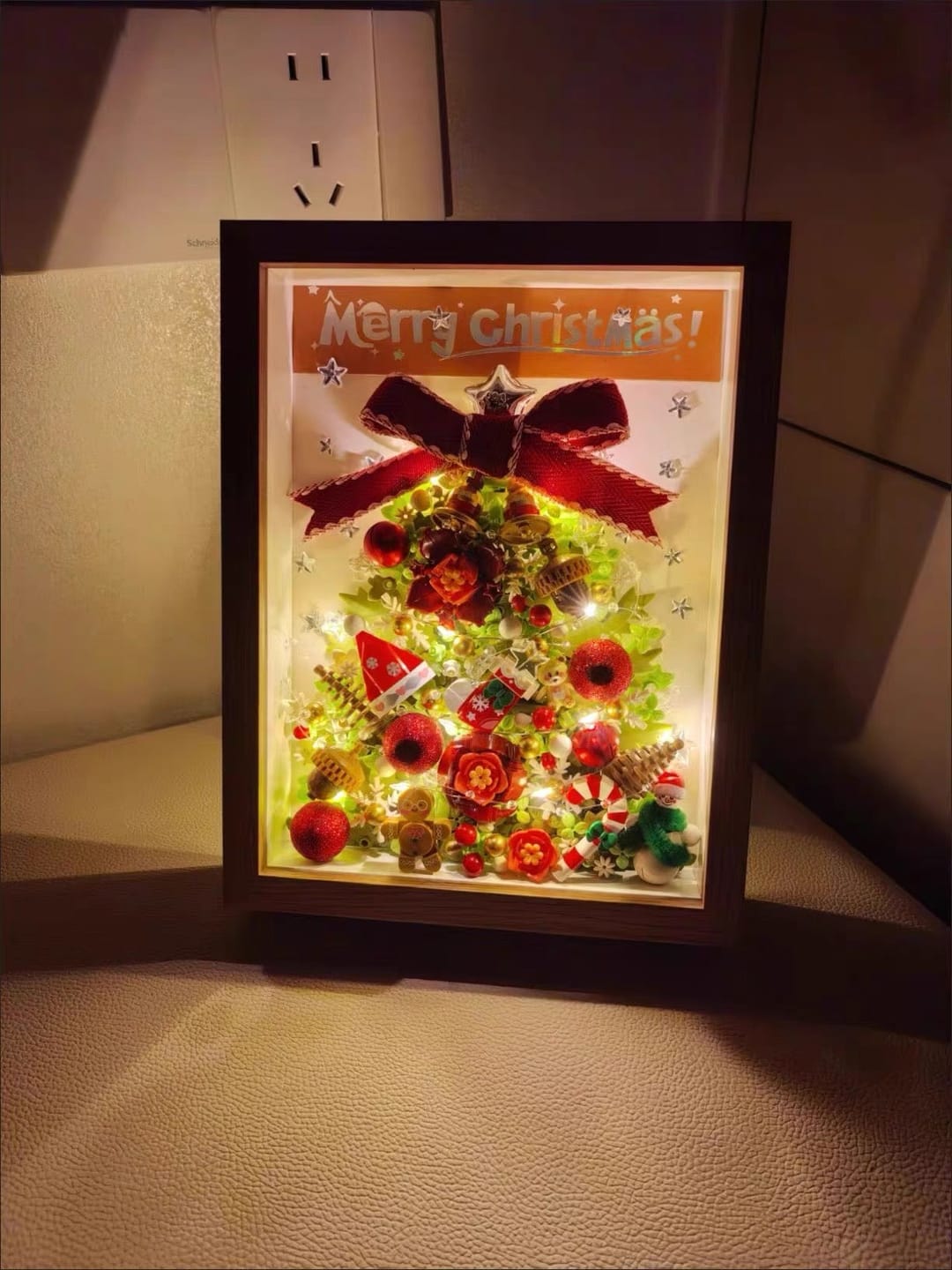 Customer photo review of Christmas Tree Photo Frame (Set 1962)