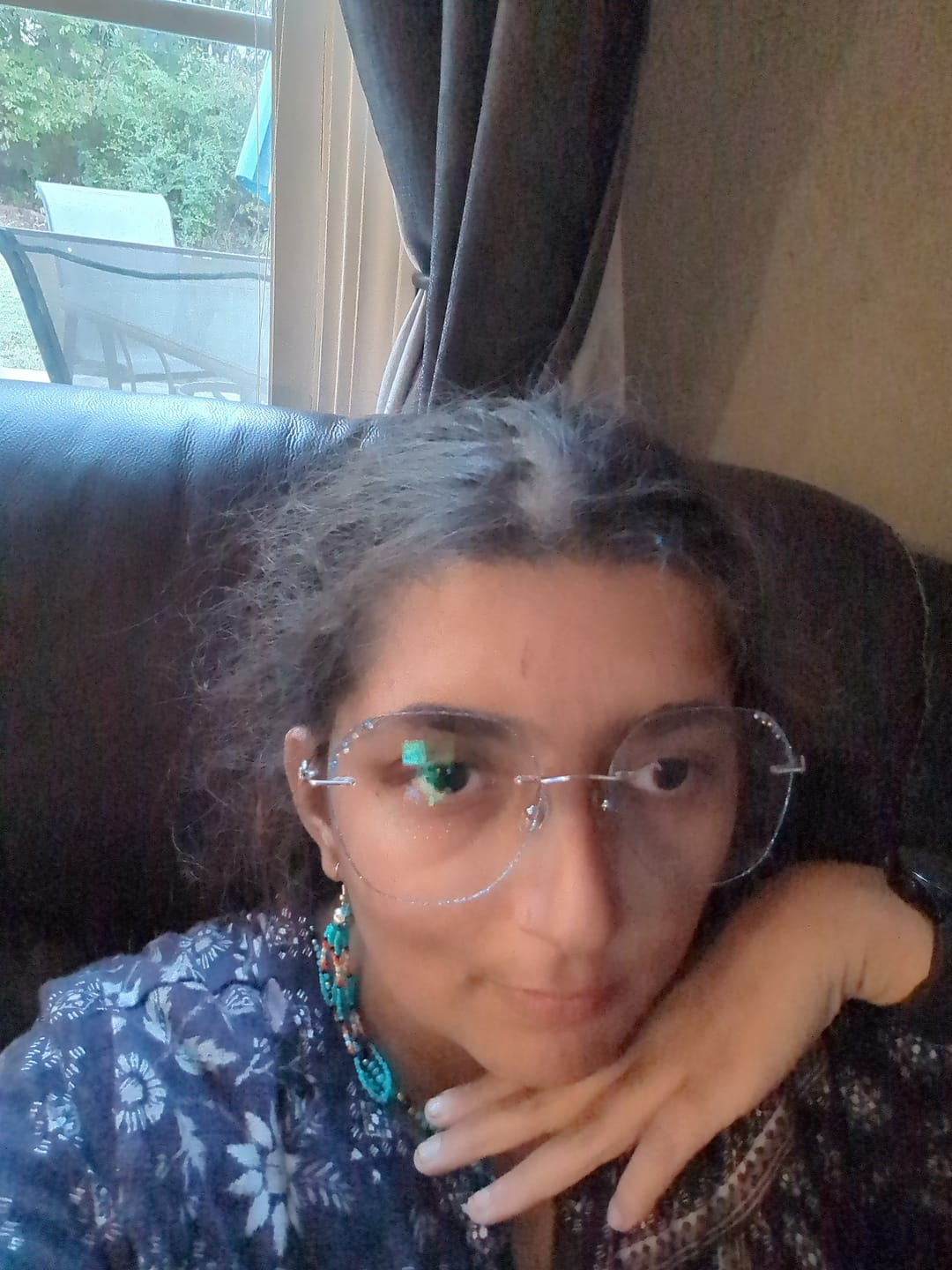 Customer photo review of Eliza Eyeglasses