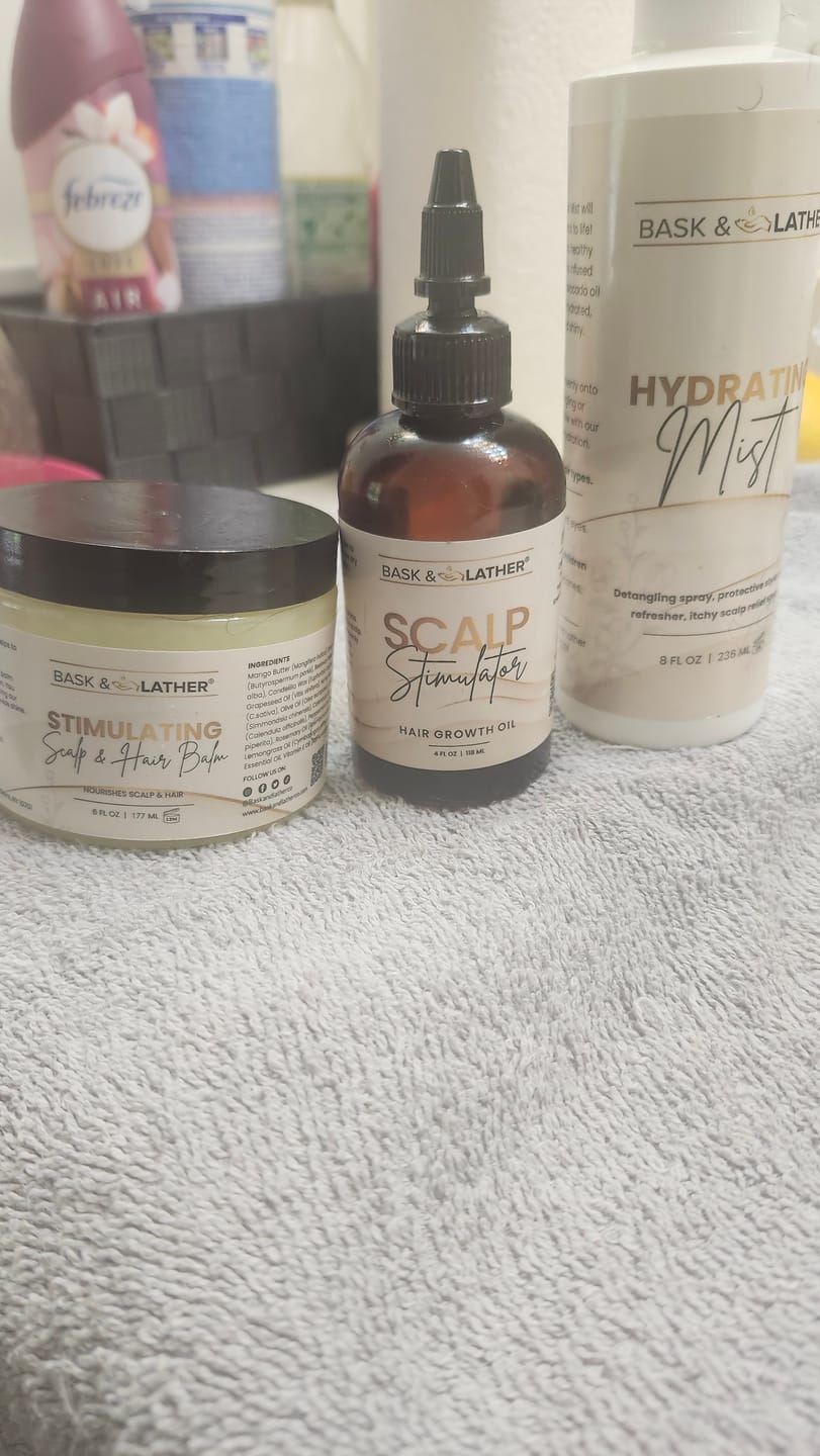 Customer photo review of Healthy Hair Starter Kit - Limited Edition