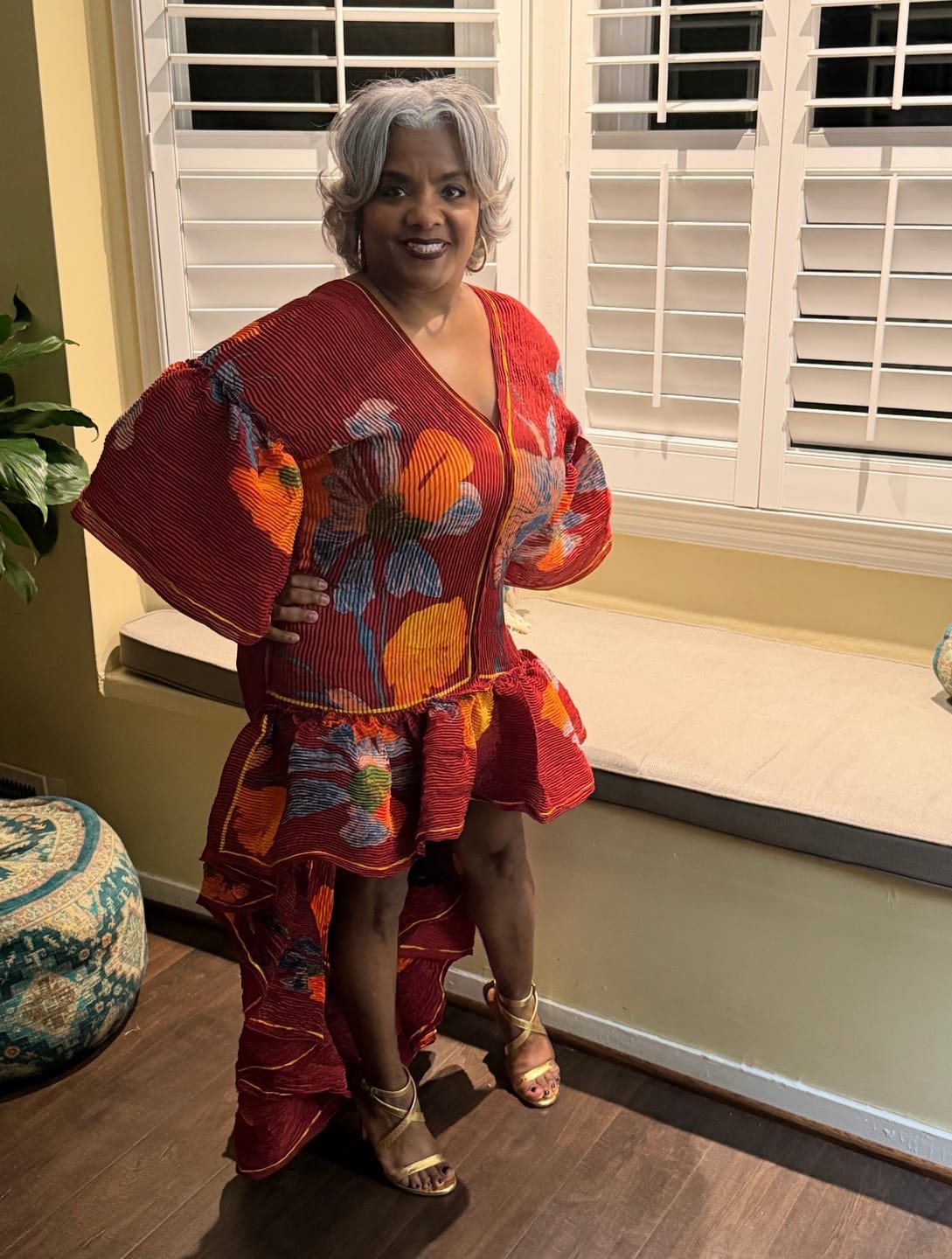 Customer photo review of Crimson Bloom Dress est*SHIPS 9/30