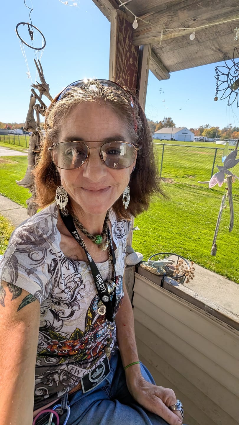 Customer photo review of Peony Dream Catcher Dangles Hypoallergenic Earrings for Sensitive Ears with Plastic Posts
