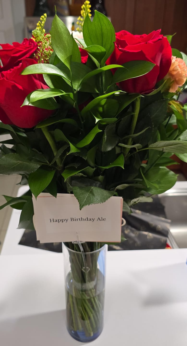 Customer photo review of Mixed Bouquet - Red Roses
