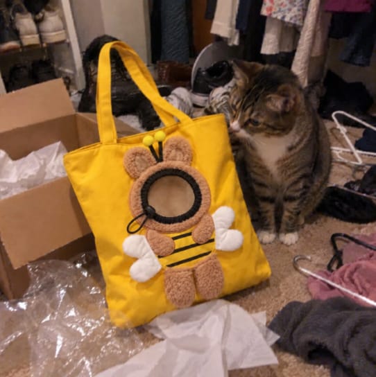 Customer photo review of Bolsa de Paseo Confort