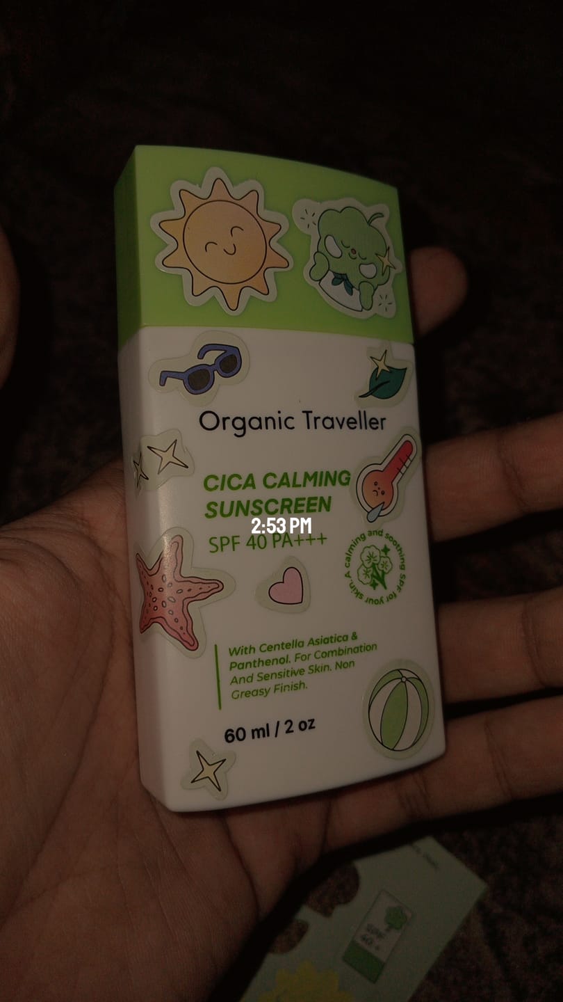 Customer photo review of Cica Calming Sunscreen