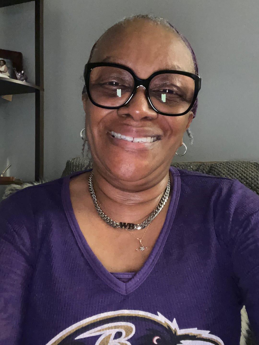 Customer photo review of Initials Choker w/ XL Cuban Chain