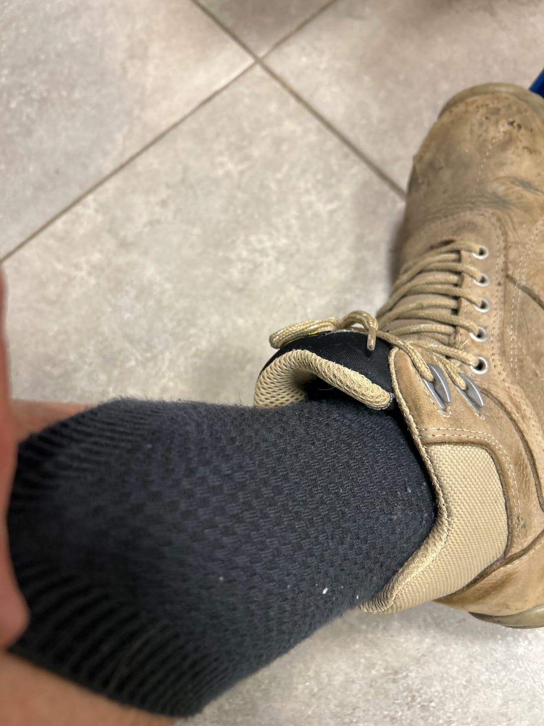 Customer photo review of 4 זוגות גרביים מבד במבוק מנדף זיעה