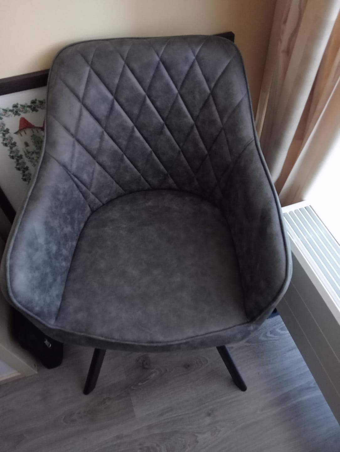 Customer photo review of Brione Draaibare Eetkamerstoel - Grijs
