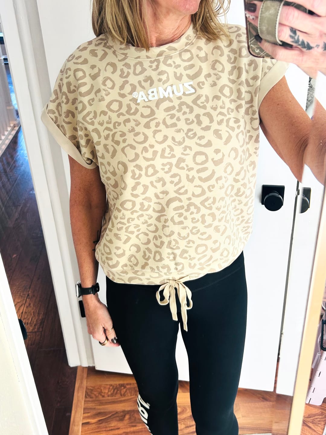 Customer photo review of Zumba Modal Printed Sleeveless Sweatshirt