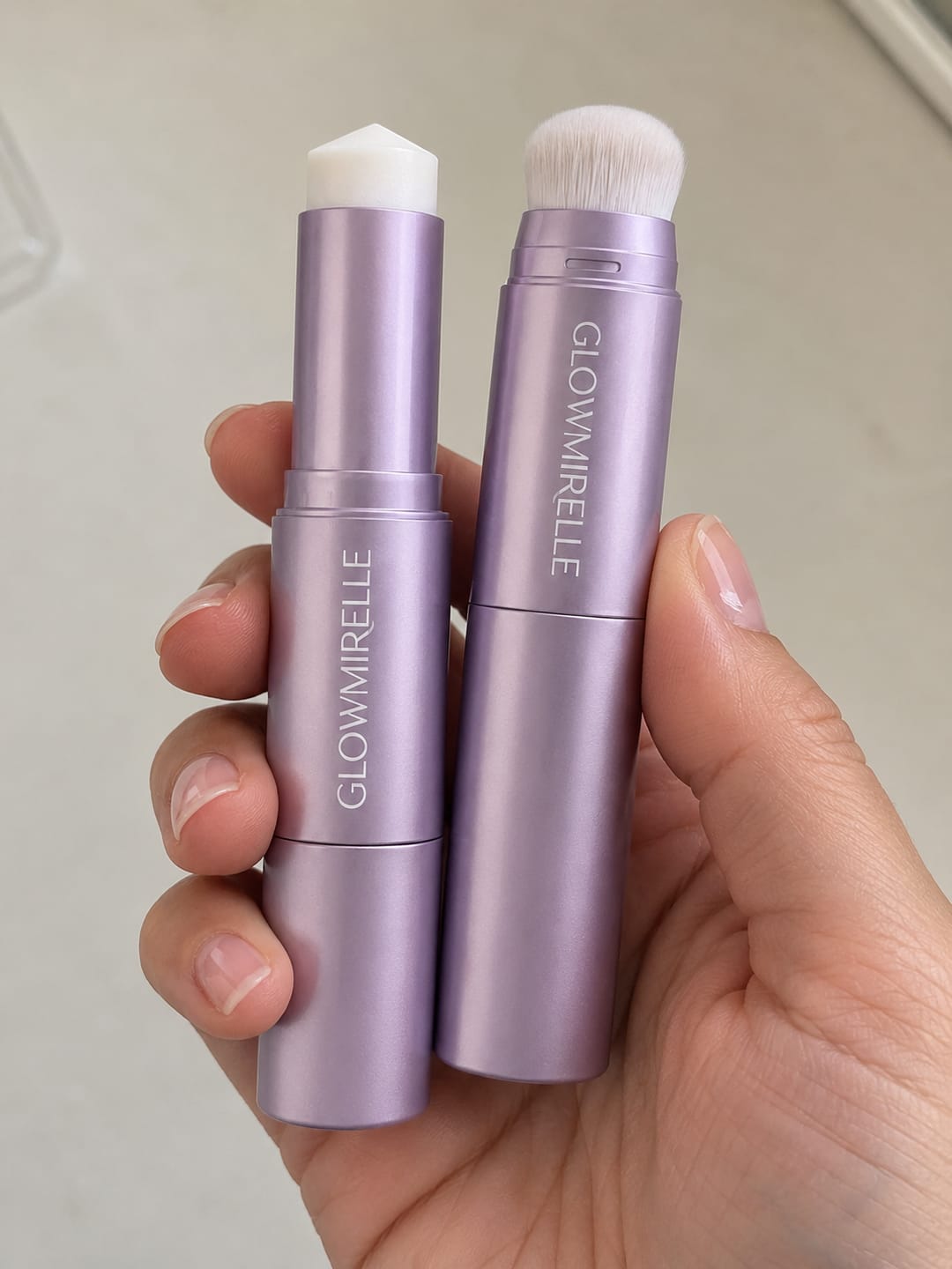 Customer photo review of Changing Foundation Stick – The stick that makes mature skin glow again