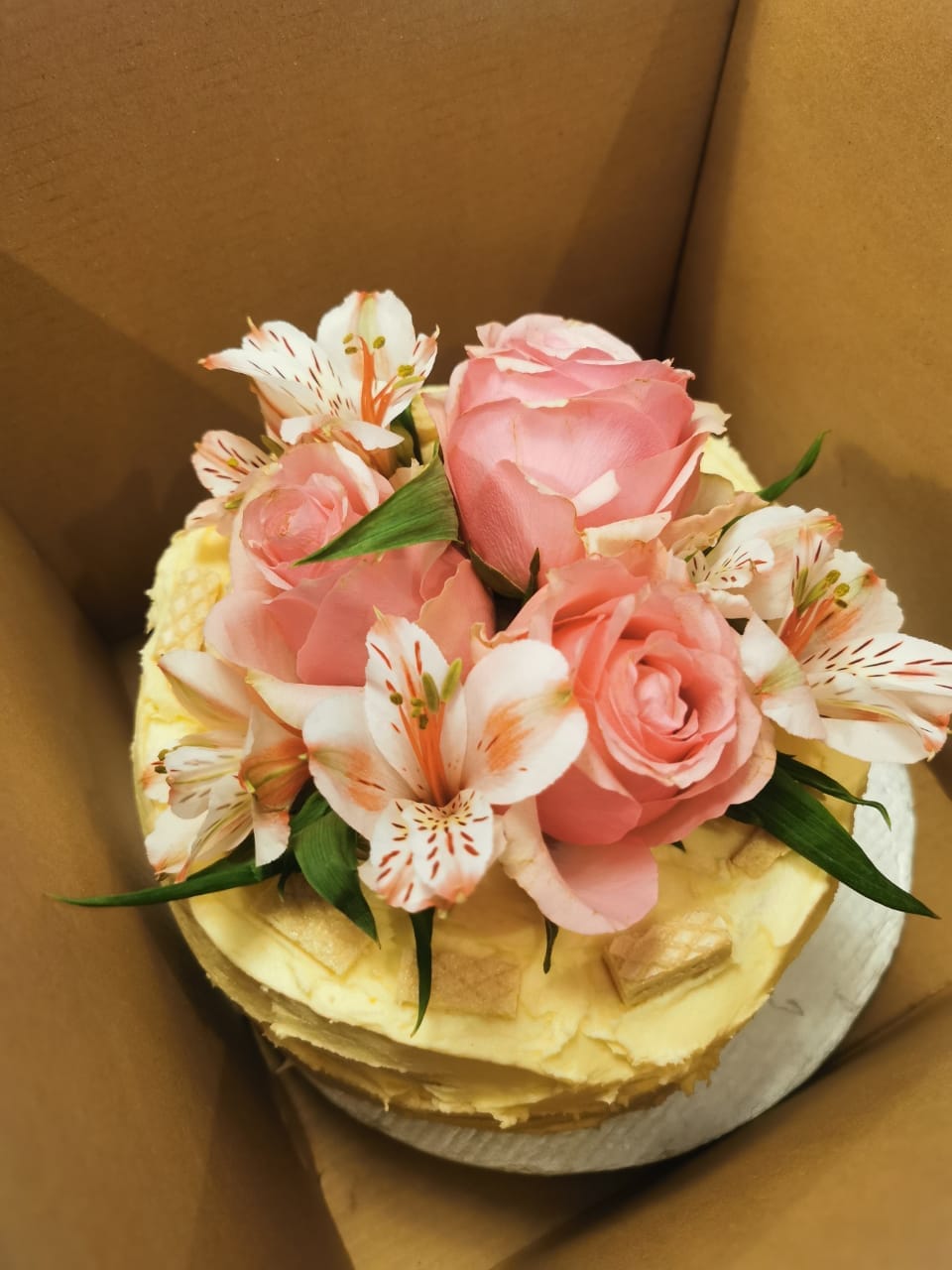 Customer photo review of Garden Tea Party Cake