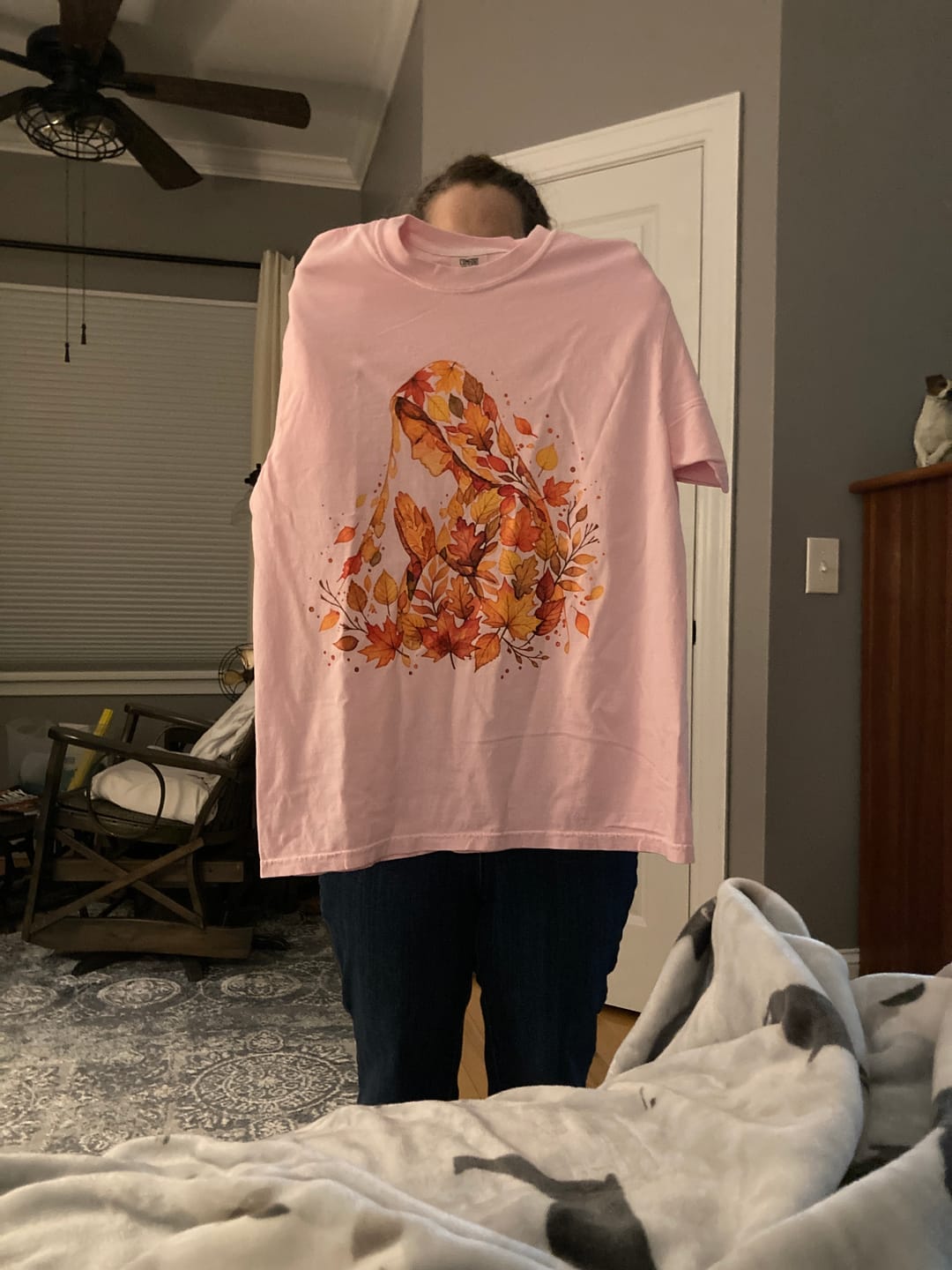 Customer photo review of Fall Mary T-Shirt