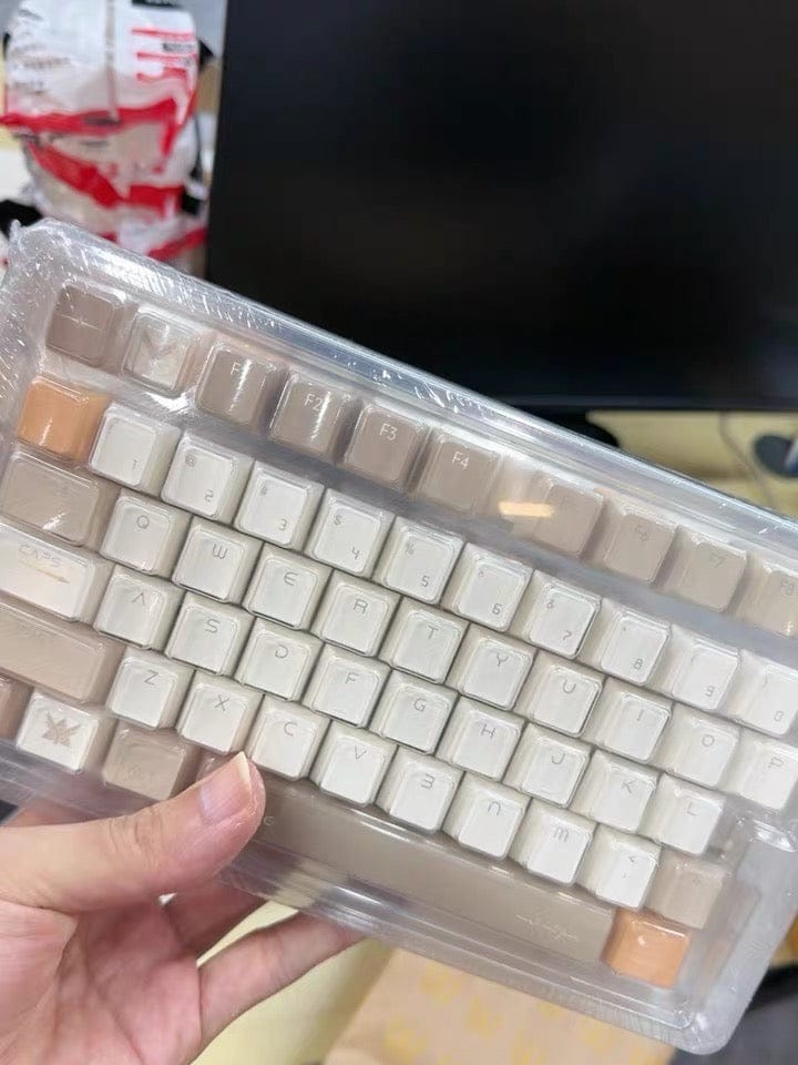 Customer photo review of Dune Keycaps | 142-Key Thick PBT Keycap Set