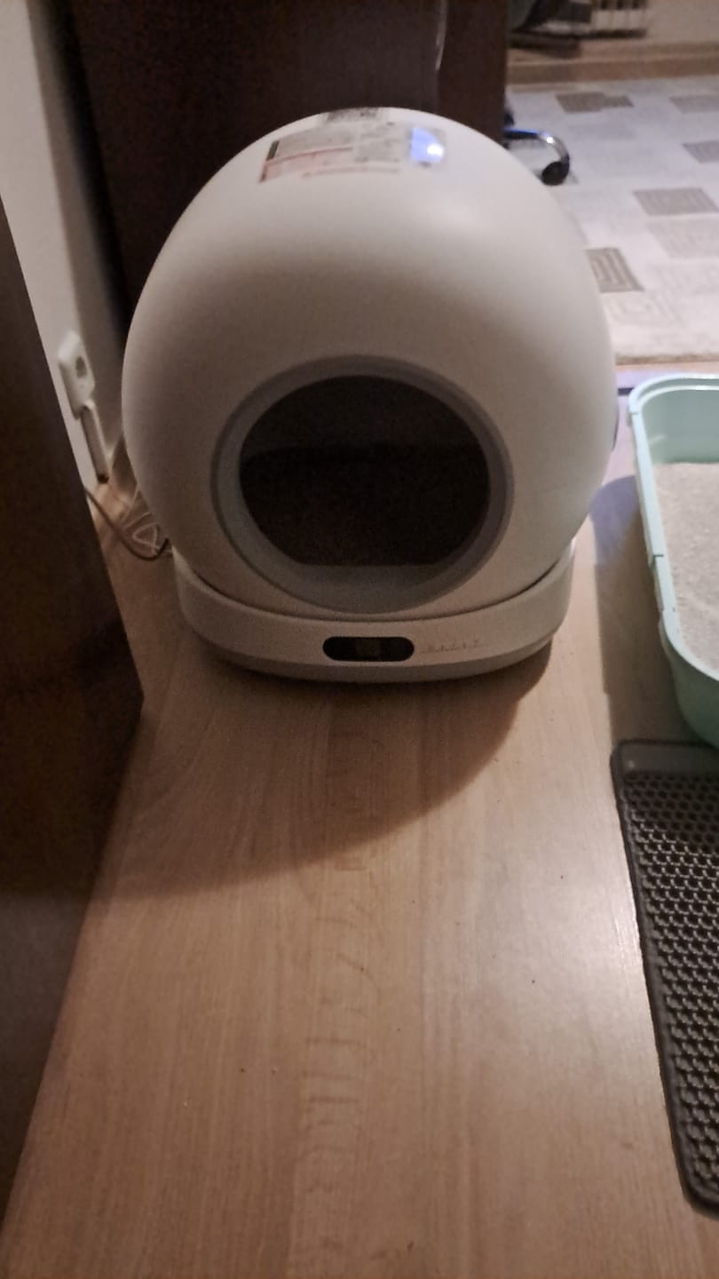 Customer photo review of Otomatik Kedi Tuvaleti | 72L, 7L Atık Hazneli, UV, Wifi, Mobil Kontrol, Akıllı Kedi Tuvaleti (X8624)