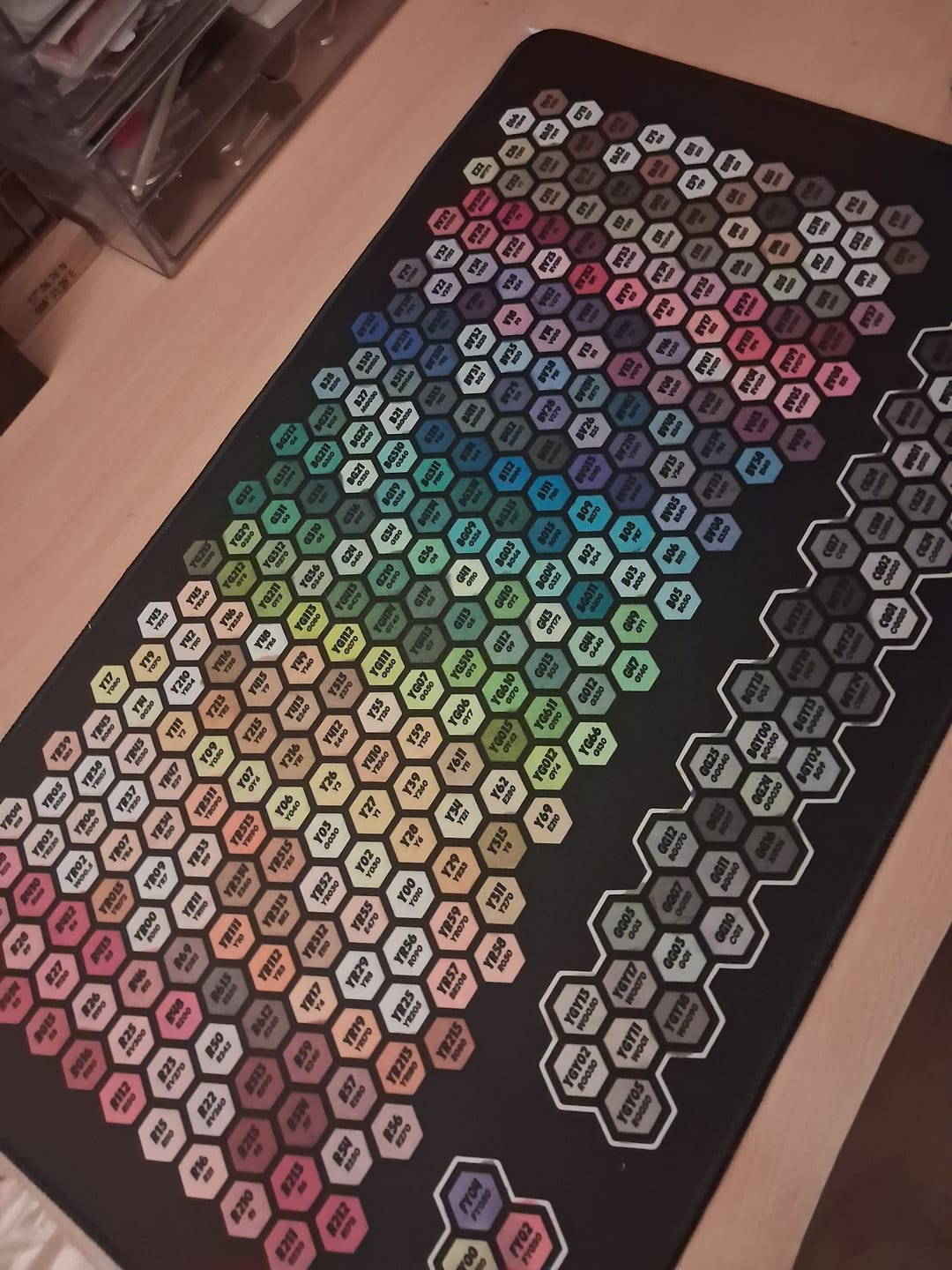 Customer photo review of Ohuhu Honolulu Swatch Mat