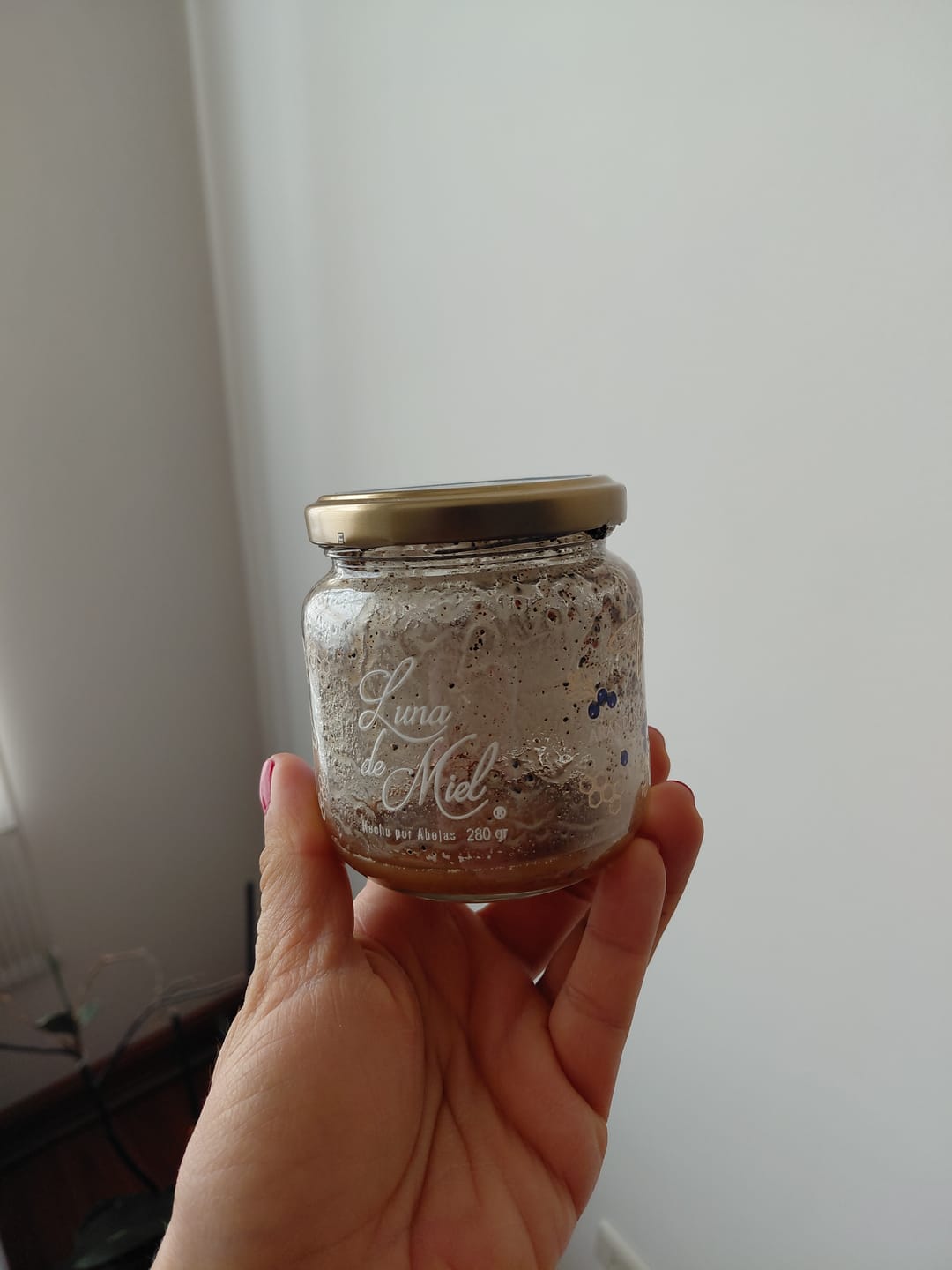 Customer photo review of Miel Cremada con arándanos