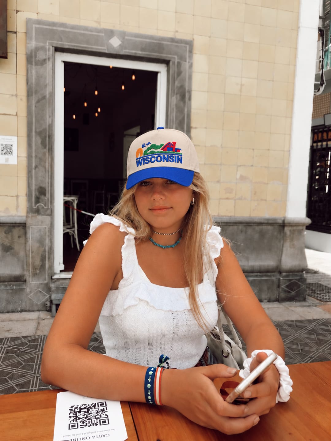 Customer photo review of Retro Wisconsin Snapback Hat - Vintage State Pride Snapback Hat