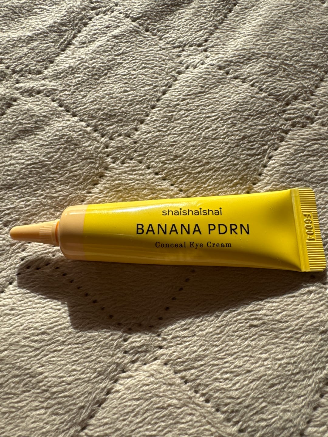 Customer photo review of Acu krēms-konsīleris Shaishaishai Banana PDRN Conceal Eye Cream