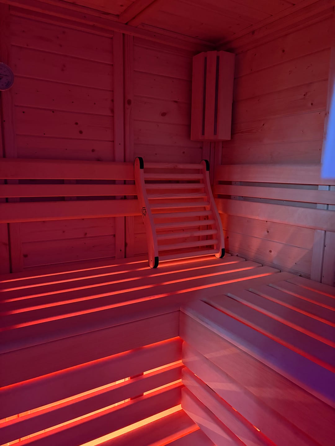 Customer photo review of Ergonomische Sauna Rückenlehne