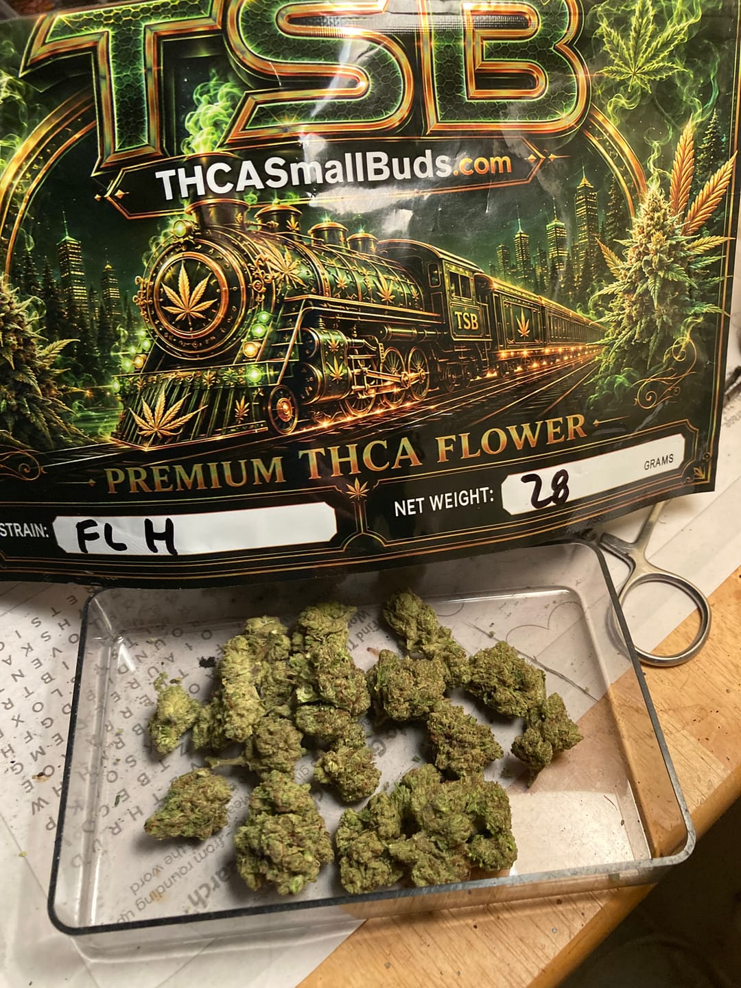 Customer photo review of Cheap THCA Smalls Ounce