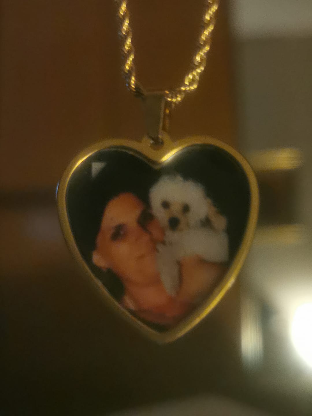 Customer photo review of Collana con Foto - Portami con Te