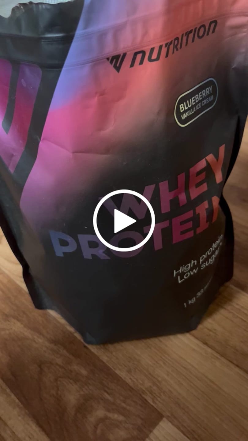Customer video review of Whey Protein pulveris (1 kg)