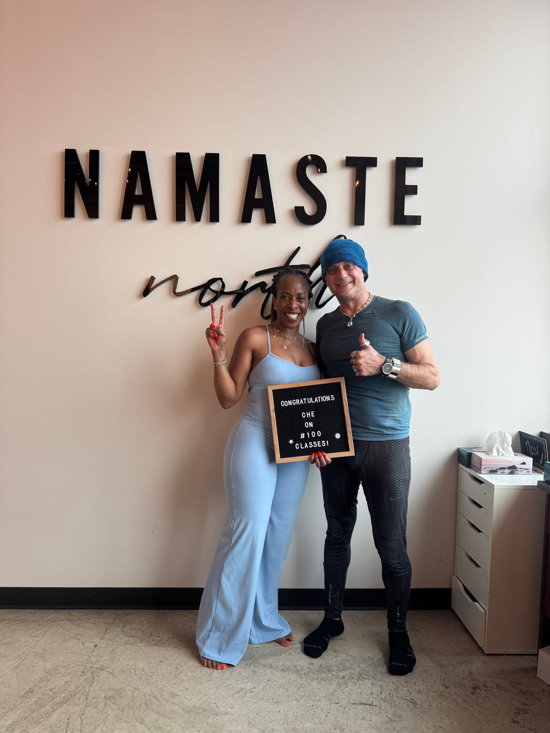 Customer photo review of The Amara Jumpsuit
