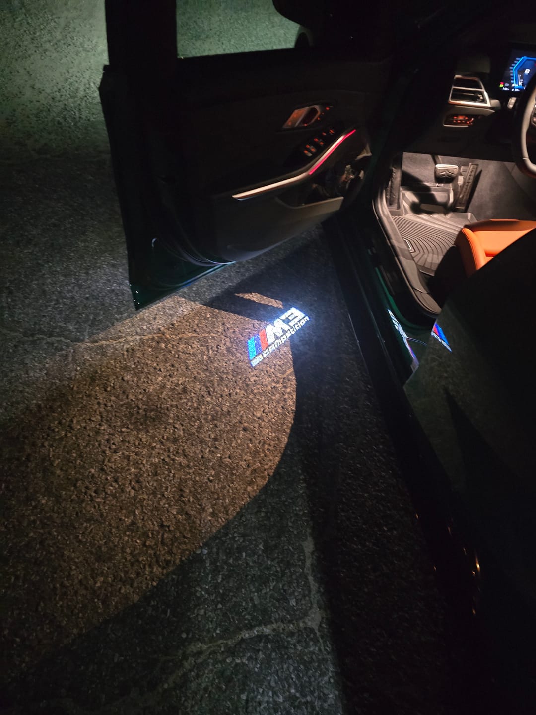Customer photo review of BMW G SERIES DOOR LIGHTS