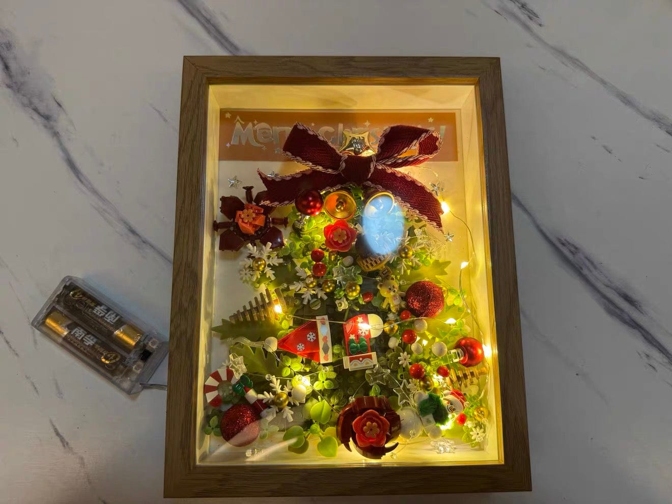 Customer photo review of Christmas Tree Photo Frame (Set 1962)
