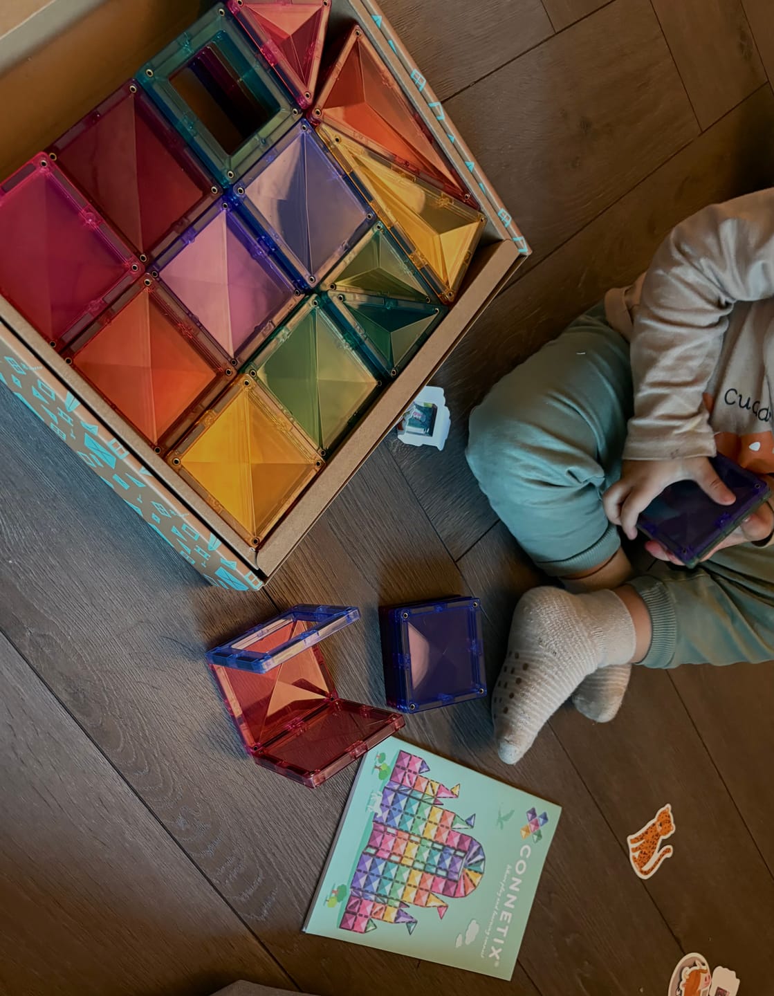 Customer photo review of 104 dalių magnetinis konstruktorius - Pastel Creative Pack