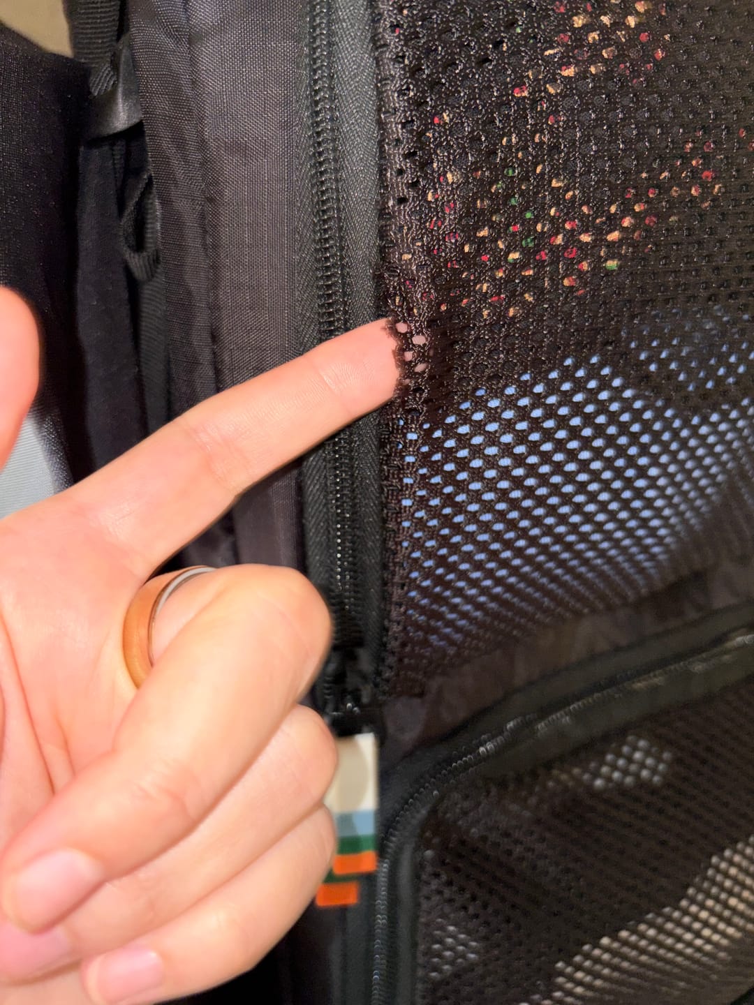 Customer photo review of Hanging Packing Cubes