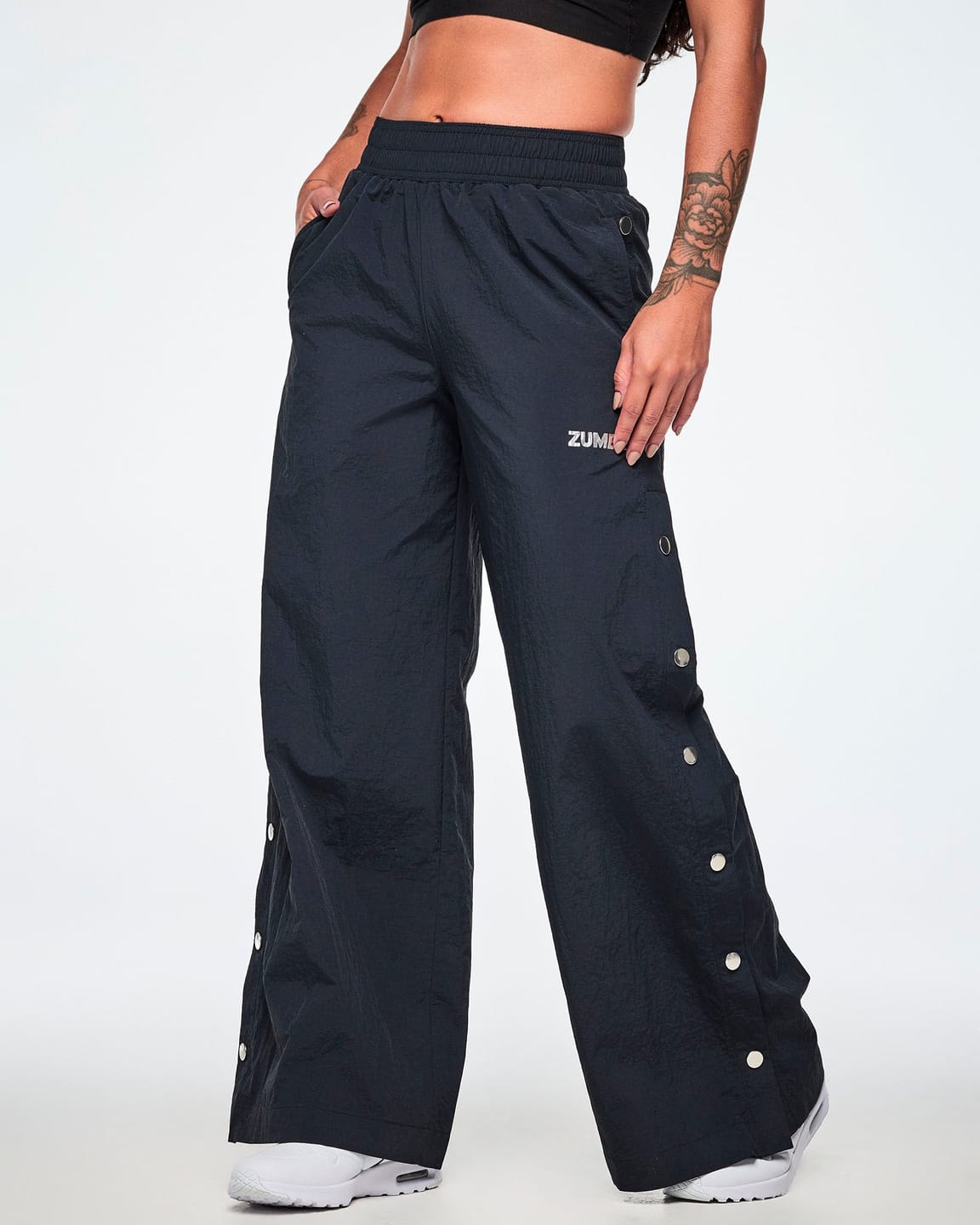 Customer photo review of Rock 'n' Roll Wide Leg Pants With Side Snaps