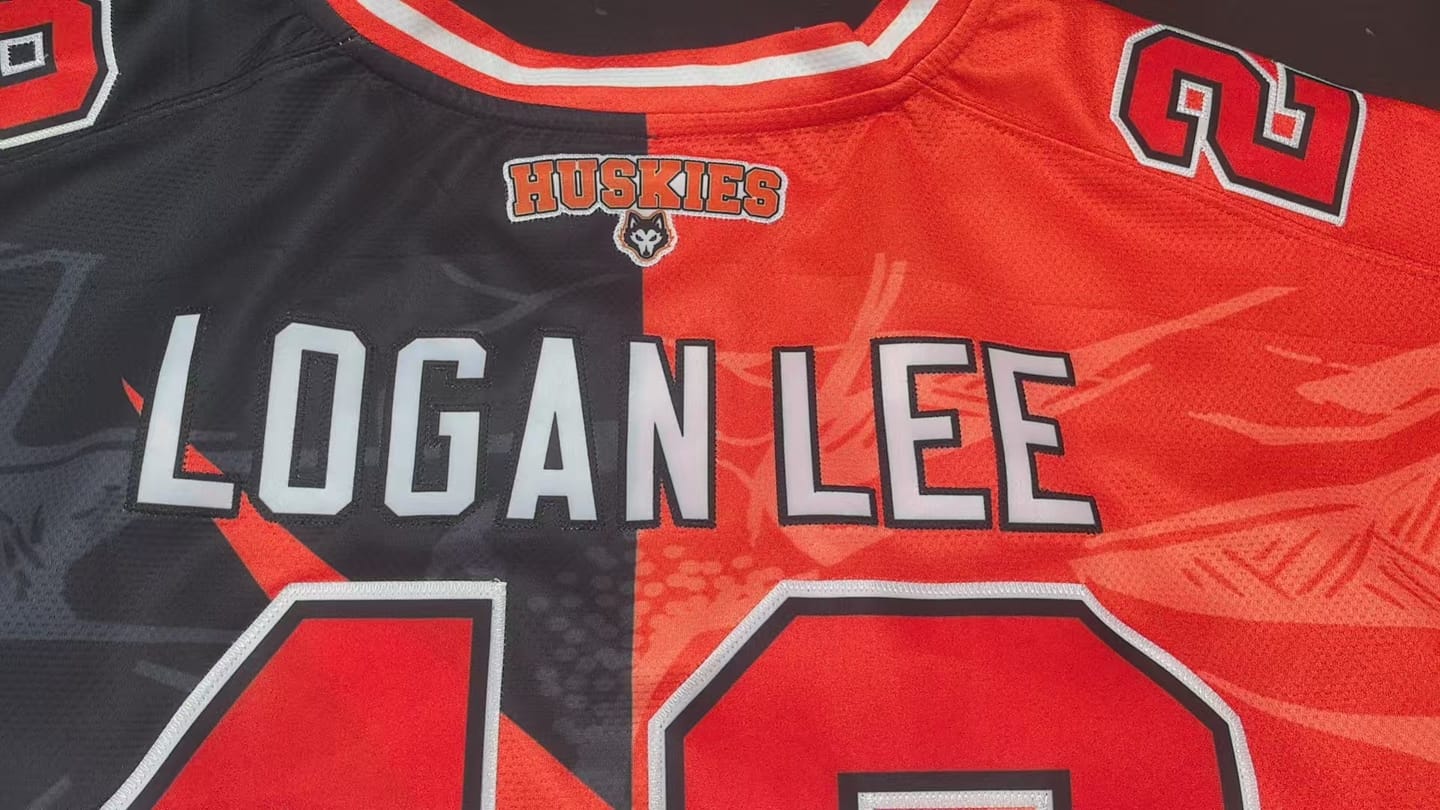 Customer photo review of Custom Orange Black-White Personalized Camo Authentic Football Jersey