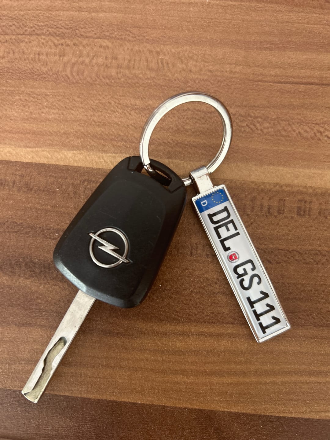 Customer photo review of Kennzeichen Schlüsselanhänger Mini Nummernschild Metall