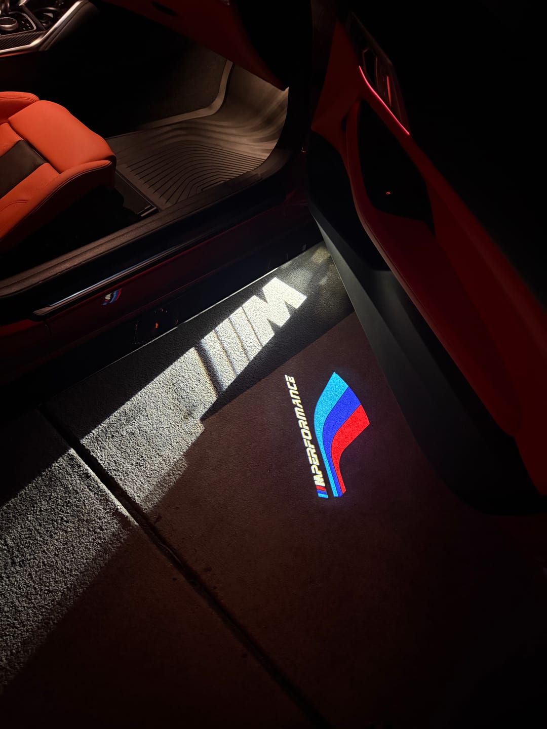 Customer photo review of BMW G SERIES DOOR LIGHTS