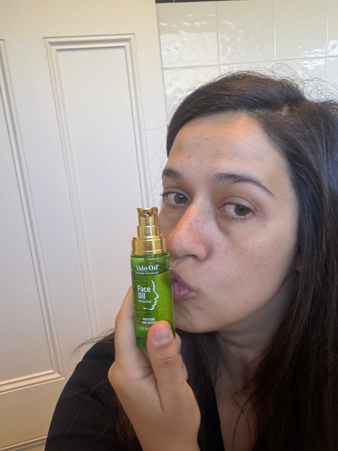 Customer photo review of Face and Body Glow Treatment
