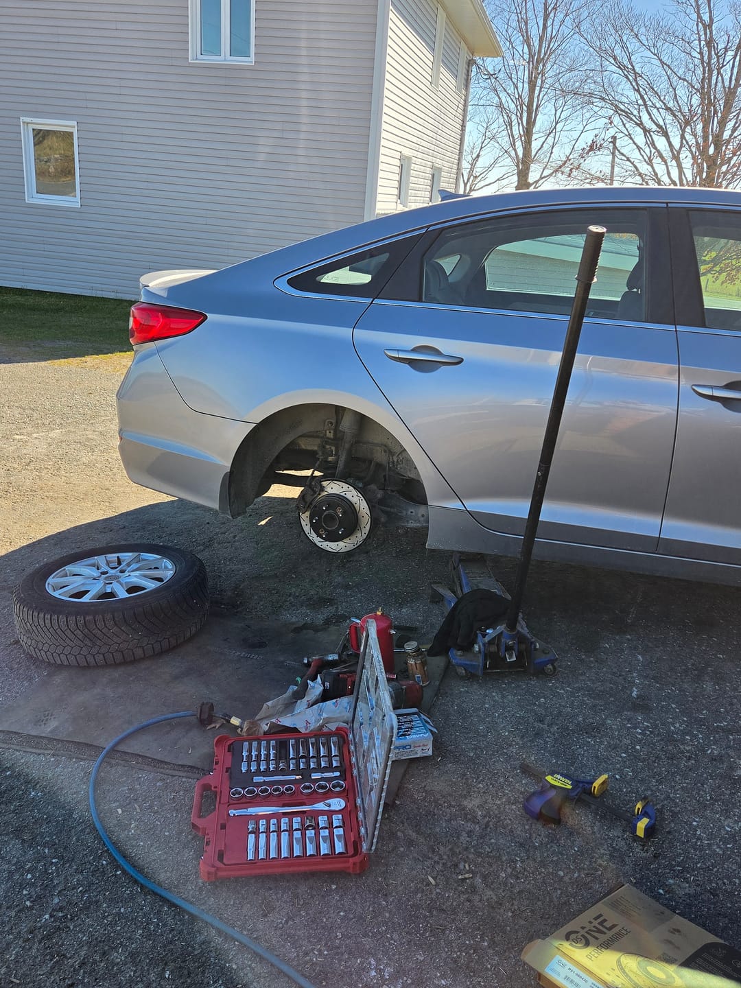 Customer photo review of [Arrière] Disque et plaquette de frein pour Hyundai Sonata Kia Optima KDA-102214