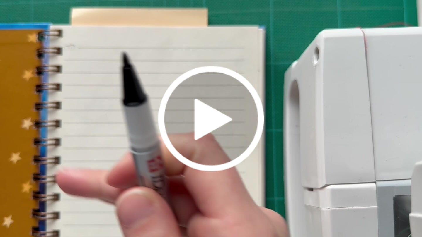 Customer video review of Sakura Identi-Pen Dual Point Black