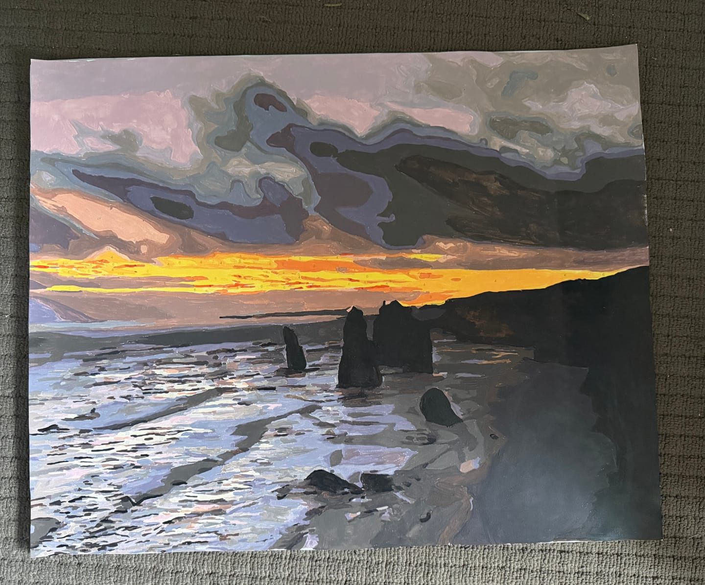 Customer photo review of Custom Kit | Paint by Numbers