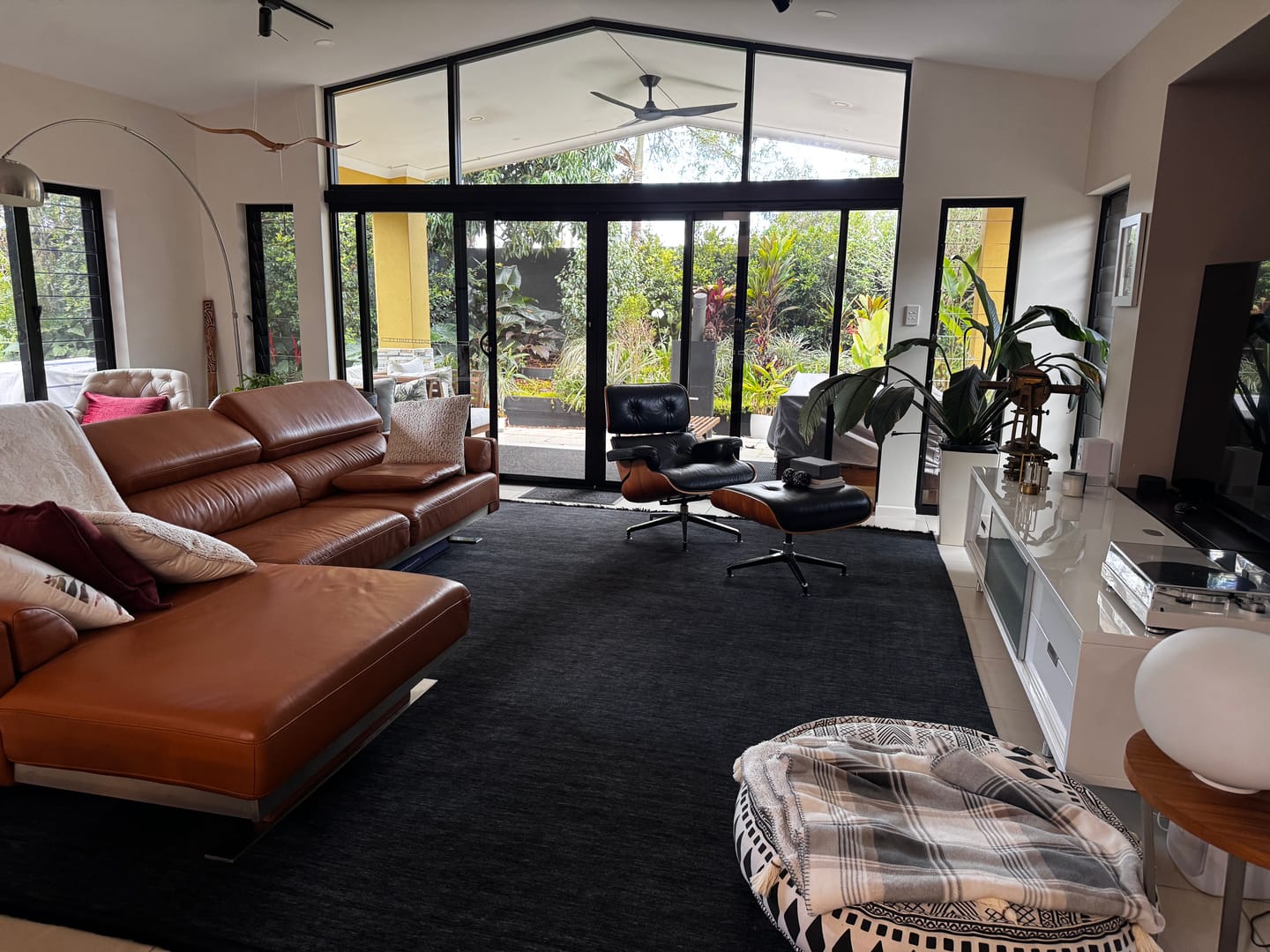 Customer photo review of Arden Hand-Knotted Wool Rug Charcoal