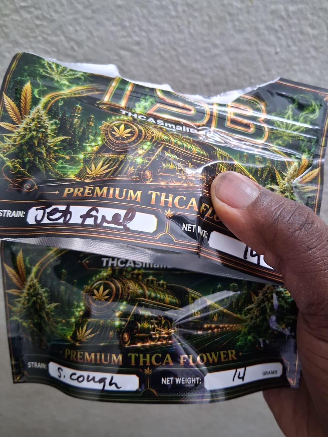 Customer photo review of Jet Fuel THCA Flower