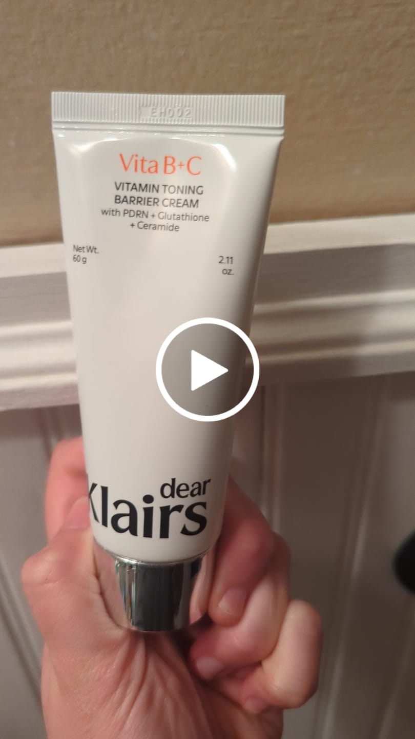 Customer video review of Vitamin Toning Barrier Cream 60g