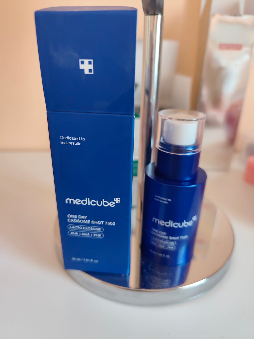 Customer photo review of Atjaunojošs serums ar mikroadatām Medicube One Day Exosome Shot Pore Ampoule 7500