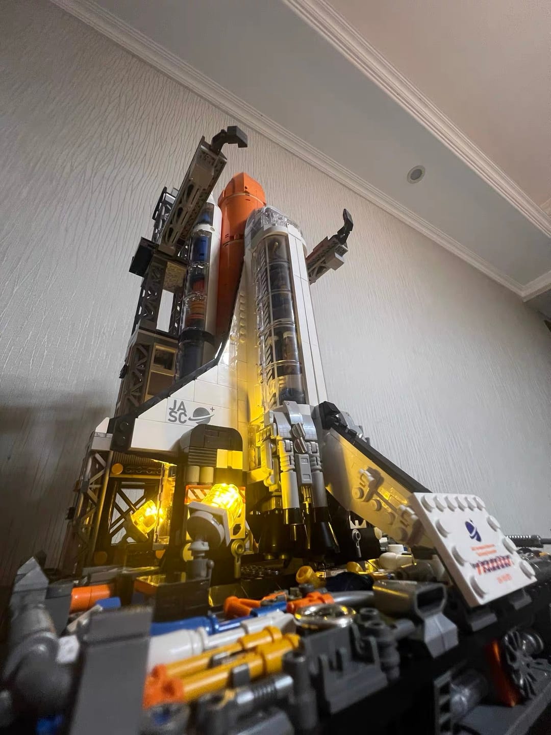 Customer photo review of Space Shuttle Building Blocks Kit 2,226 Pcs NASA-Inspired Model STEM Space Toy