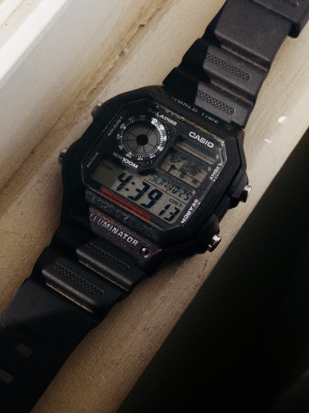 Customer photo review of Correa De Repuesto Casio Bands 10365960 (AE-1200, AE-1300, F-108W, W-216)