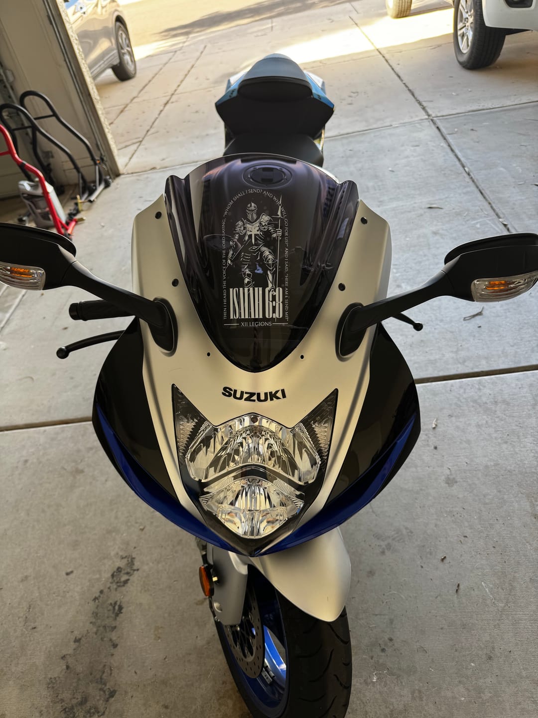 Customer photo review of ISAIAH 6:8 Decal Sticker