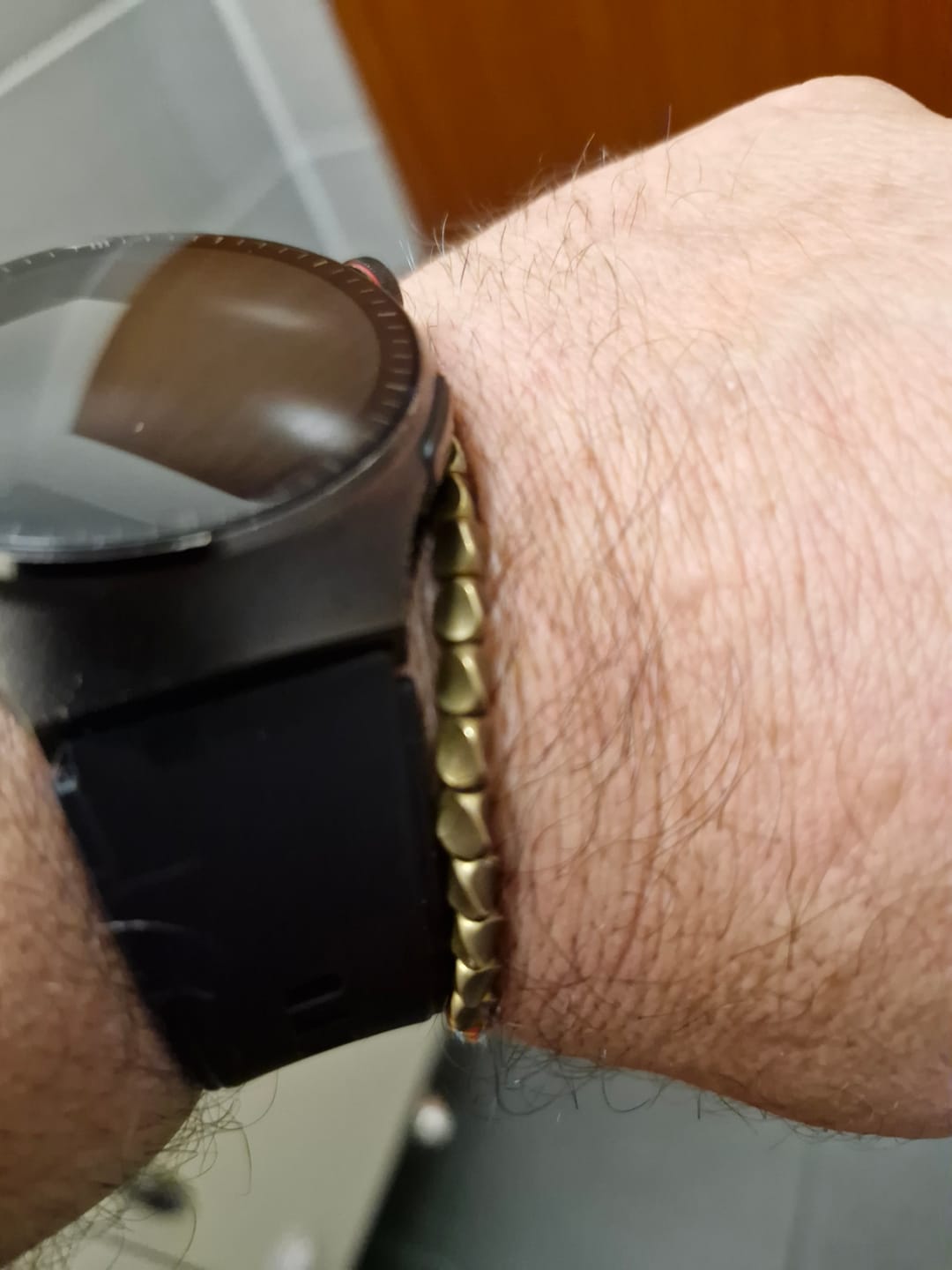 Customer photo review of Tibetisches Kupfer Glücksarmband
