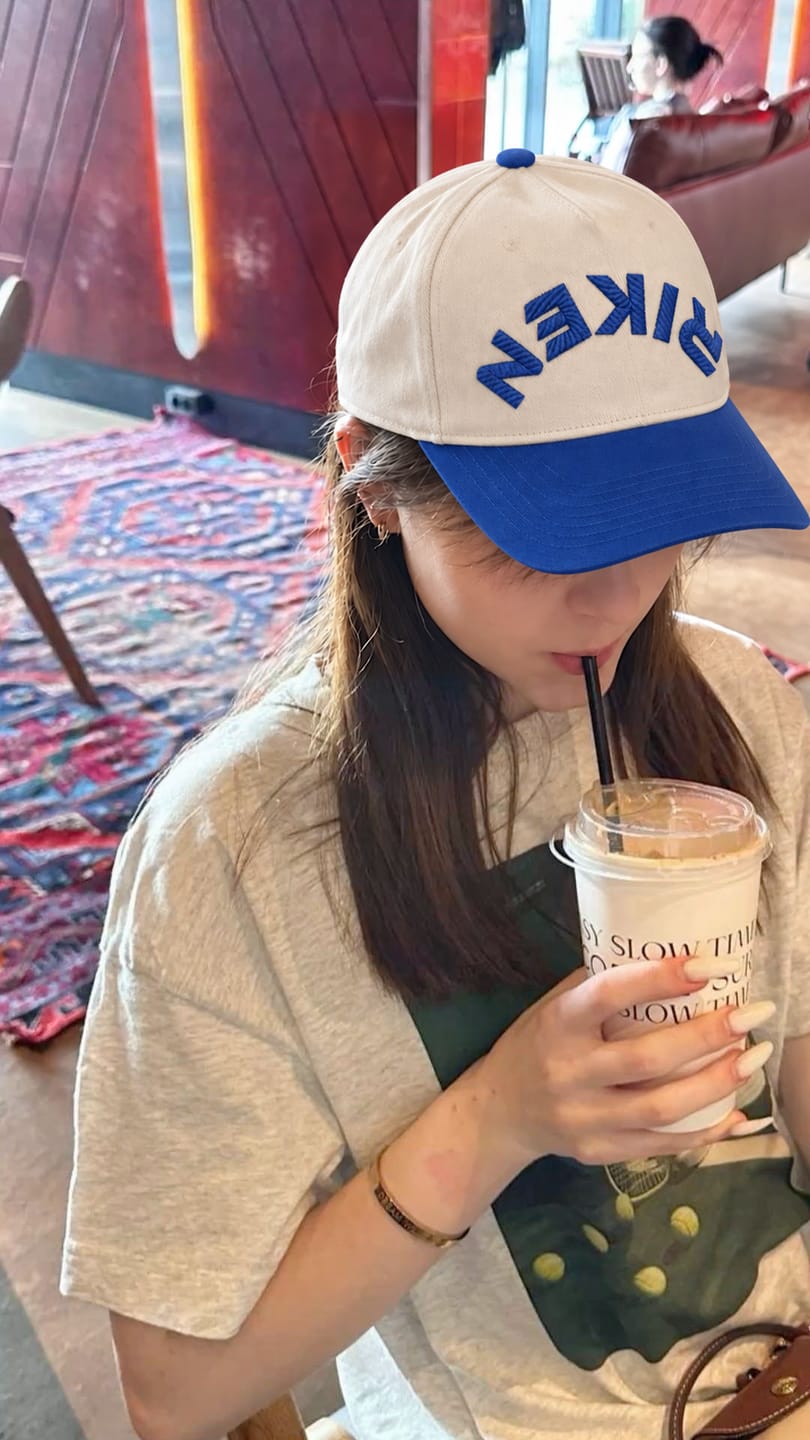 Customer photo review of Upside Down Snapback Hat - Custom Text Snapback Hat